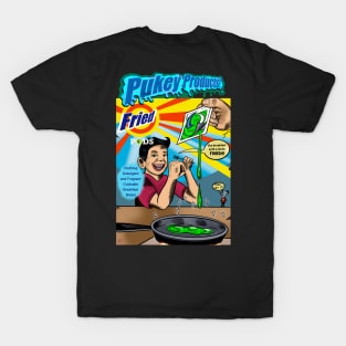 Pukey products number 10 “Fried Pods” T-Shirt